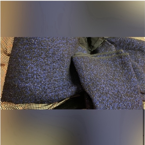 🌲Hill House Home - Lou Lou Duster Jacket Navy Midnight Tweed Size Small - Picture 12 of 13